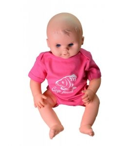 Detské body Baby Body Carp Friend Ružová veľ. 12-18 m